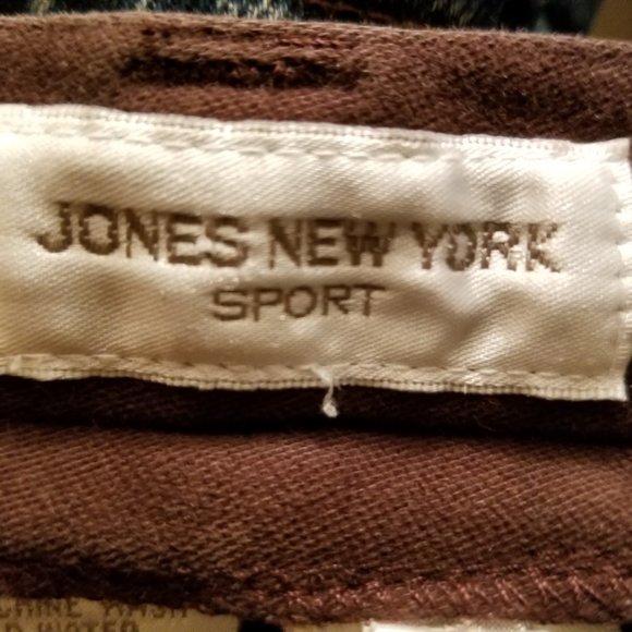 Vintage Jones NY Brown Jeans. Resembles “Suede” Cloth size 10 - Picture 11 of 14